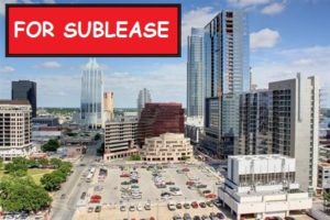 Austin office Space Sublease